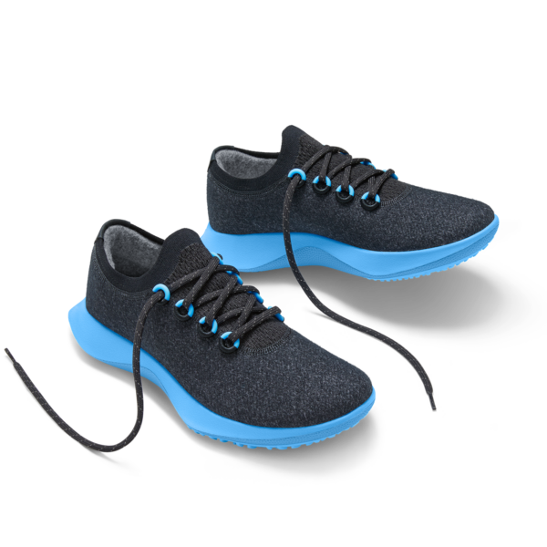 Men's Wool Dasher Mizzles - Natural Black (Buoyant Blue Sole) - Image 4